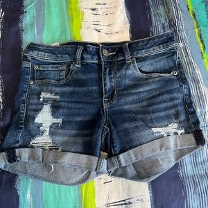 American Eagle Midi Jean Shorts